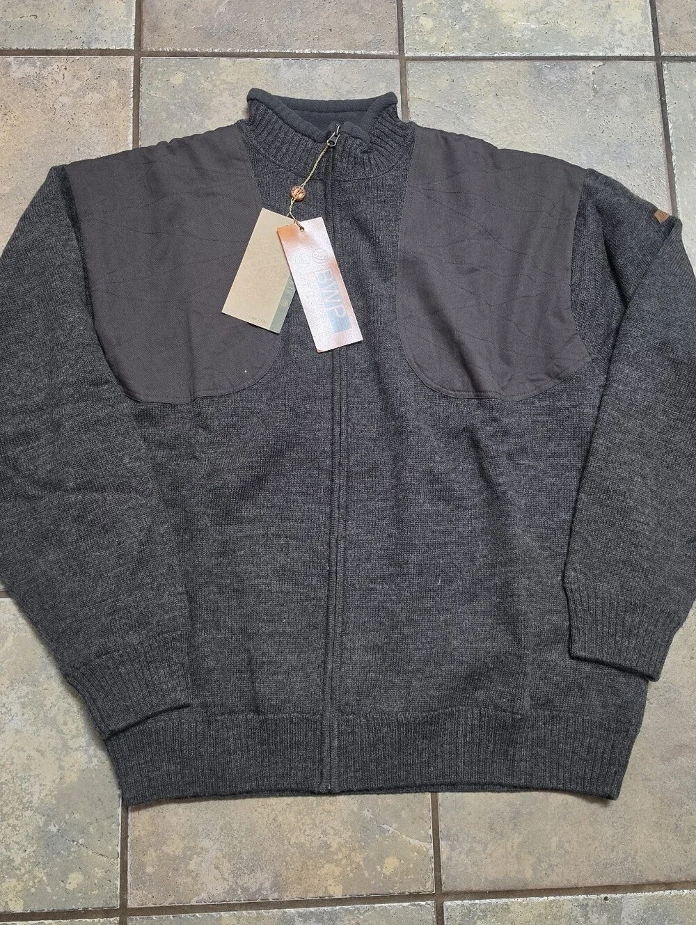Beretta Honor Windstop Full Zip Shooting Sweater Jacket 100% Wool Men’s 3XL NWT